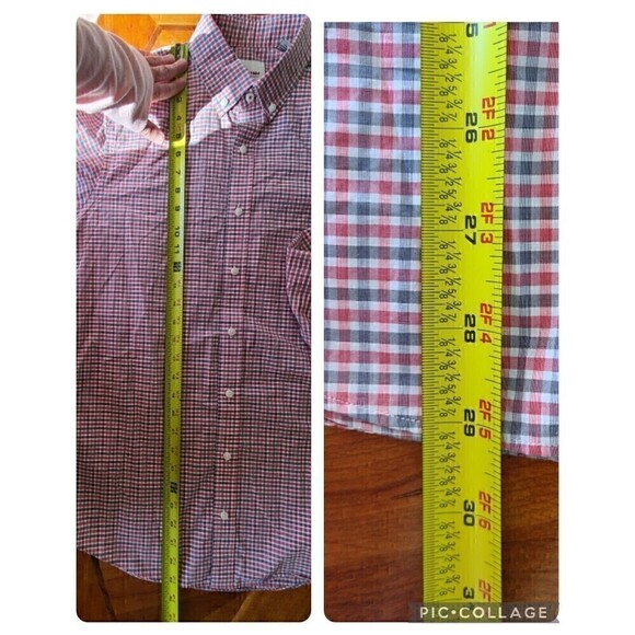 Ben Sherman Tailored‎ Skinny  Shirt Mens 34 - 35 Check 15 1/2 - 39/40 Button Up - Picture 9 of 9